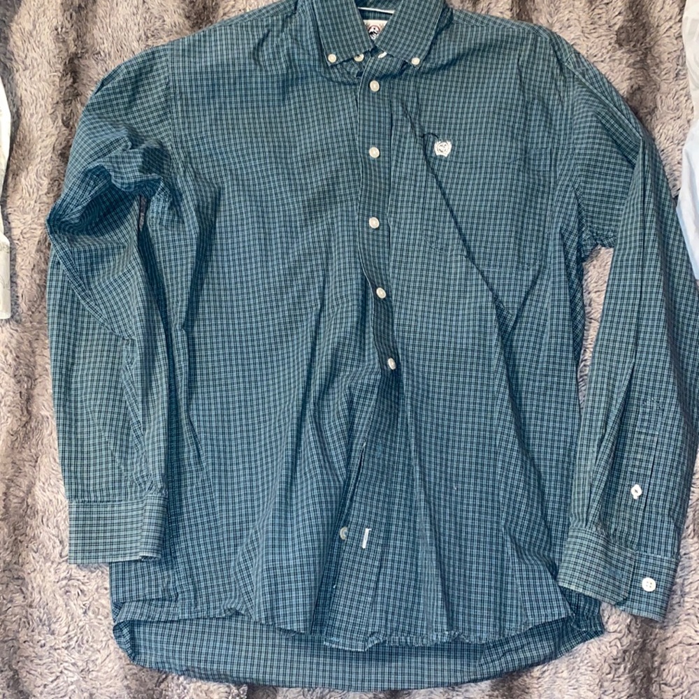Cinch button up